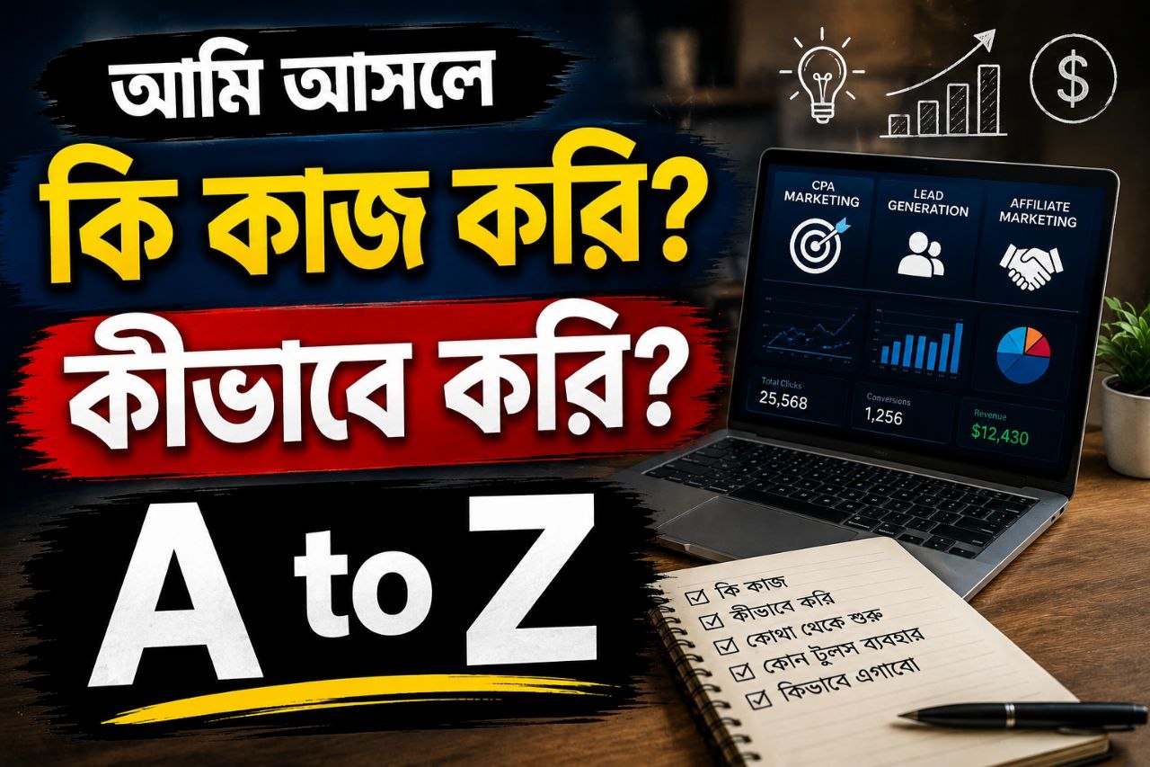 আমি আসলে কীভাবে Marketing কাজ করি? | A to Z সম্পূর্ণ Process